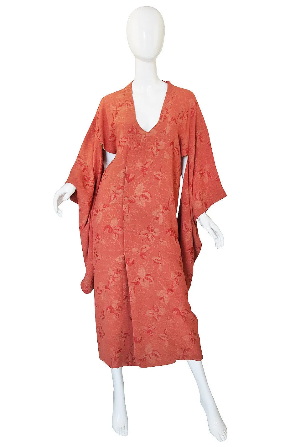 1930s Labeled Michiyuki Kimono Overcoat