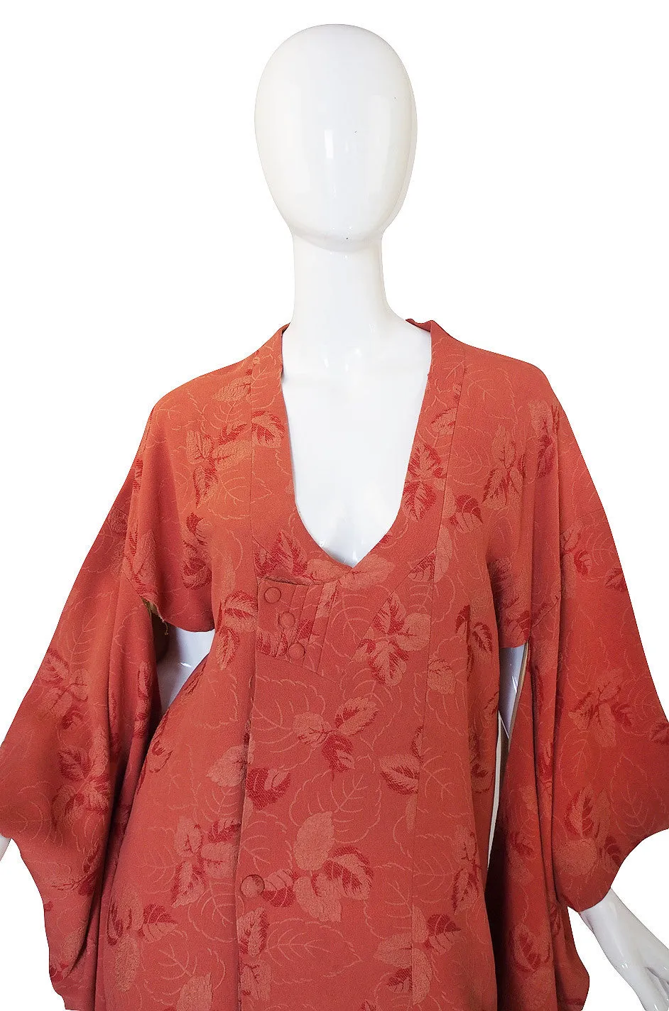 1930s Labeled Michiyuki Kimono Overcoat