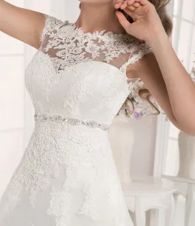 A Line Lace Wedding Dress Bridal Gown