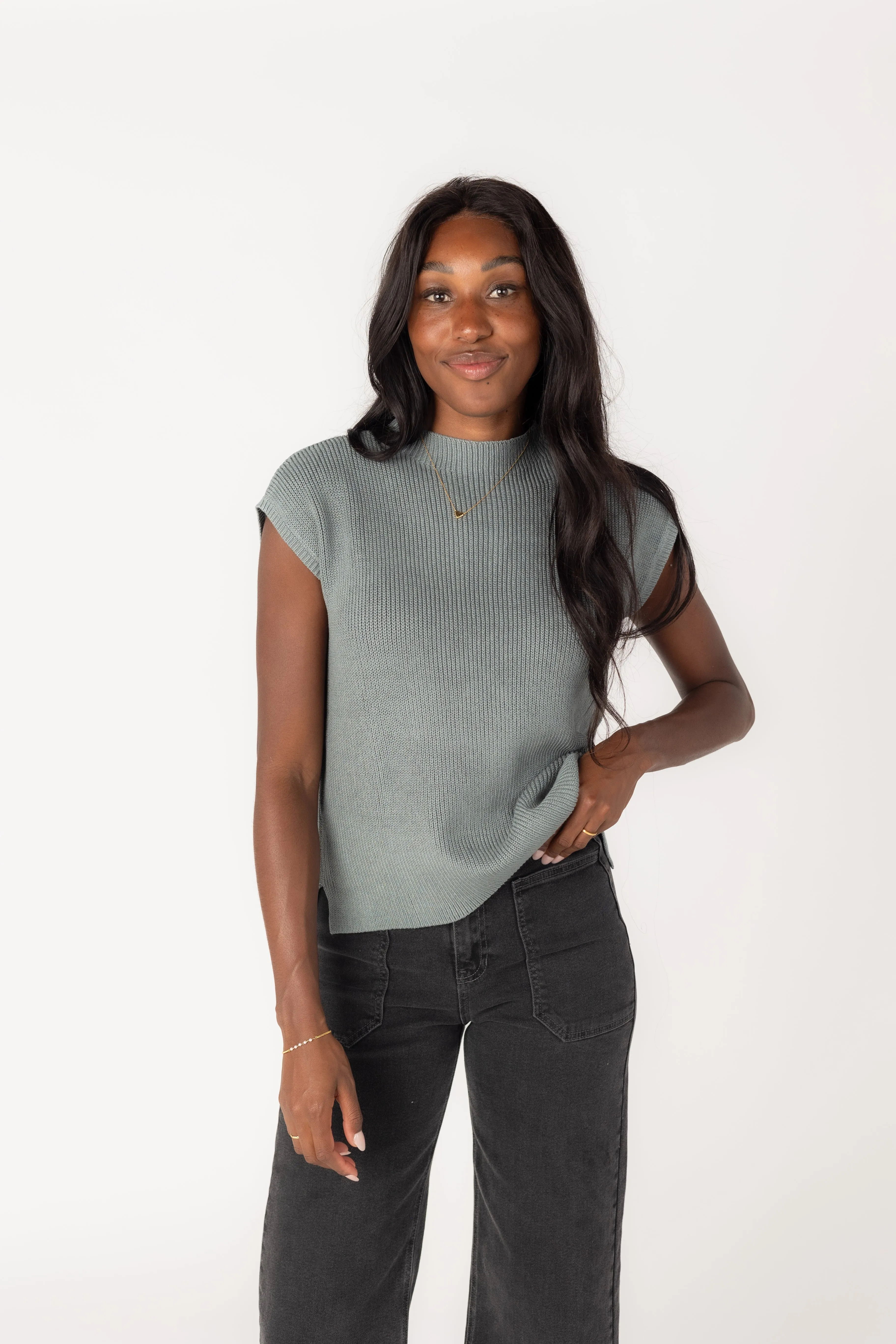 Alexis Mock Neck Sweater