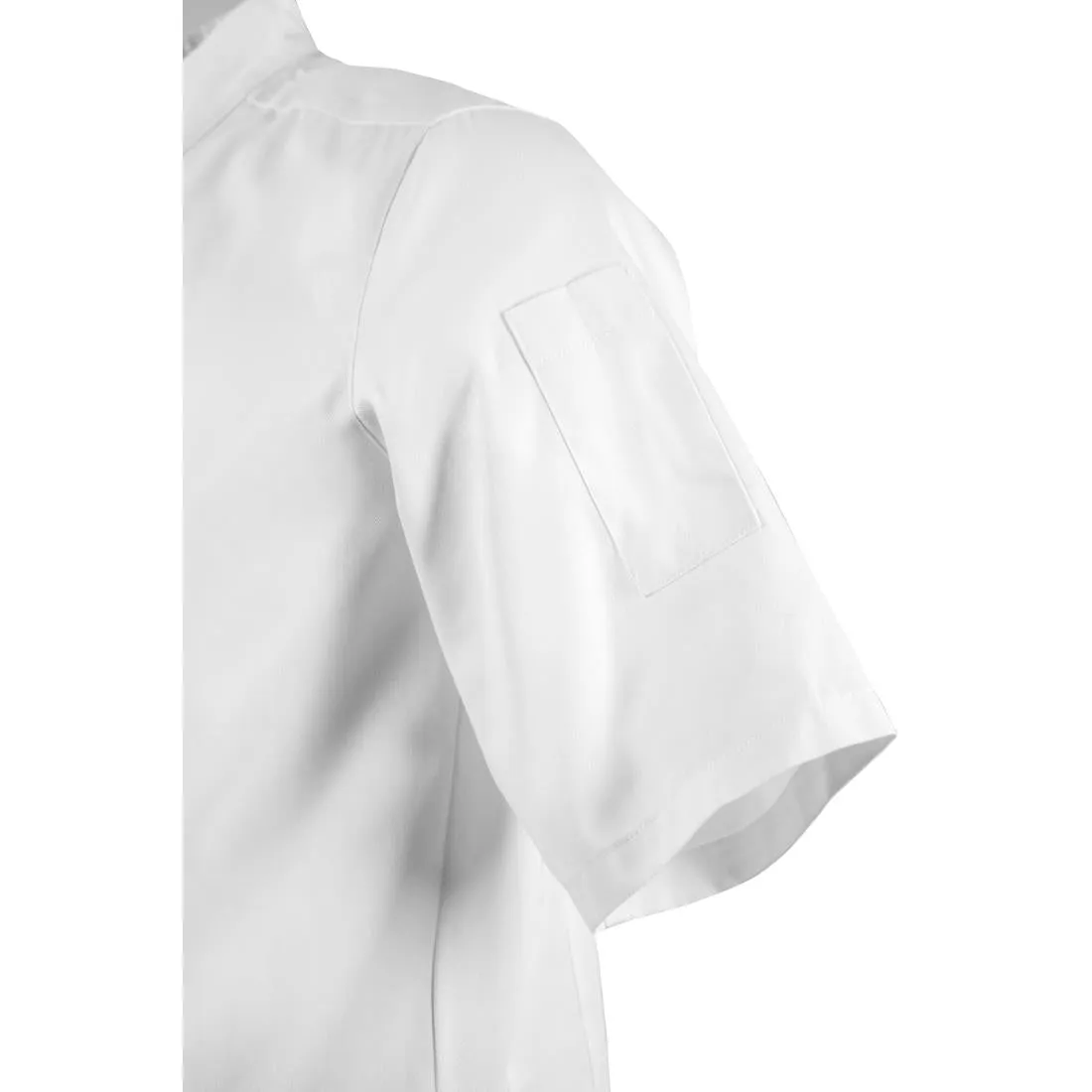 BB702-L Southside Band Collar Chefs Jacket White Size L