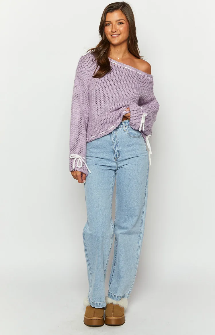 Bea Lilac Sweater