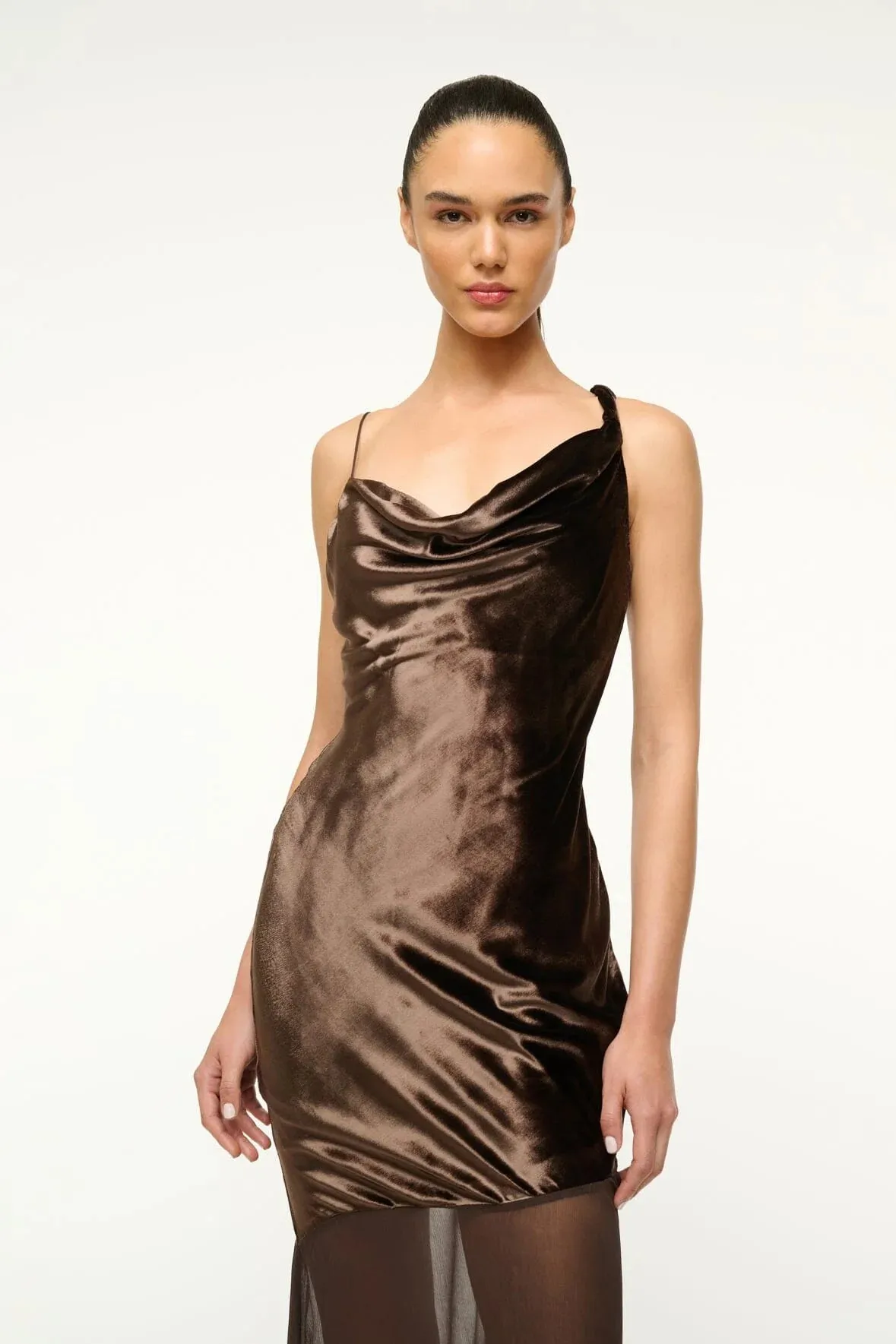 Beaton Dress in Dark Chocolate