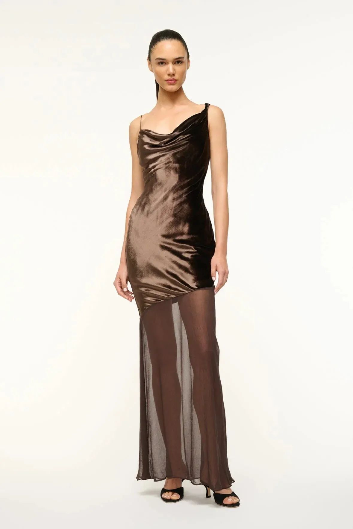 Beaton Dress in Dark Chocolate