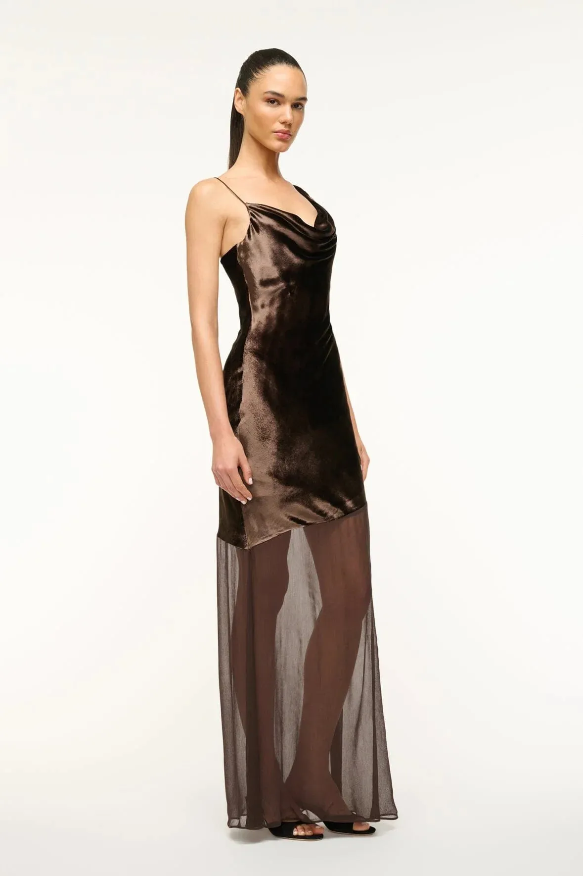 Beaton Dress in Dark Chocolate