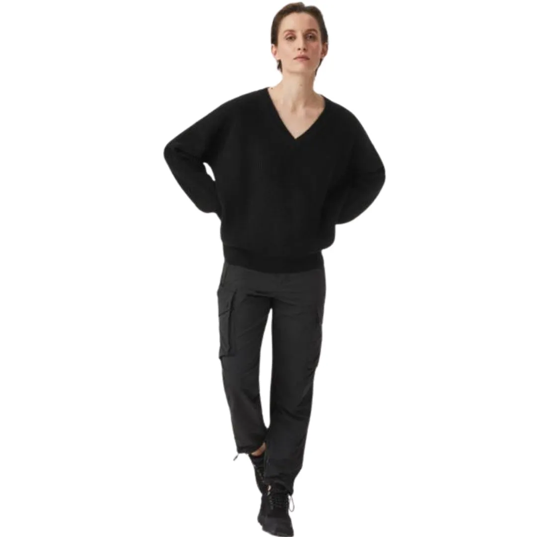 Belstaff Black Cameron V-Neck Cashmere Jumper