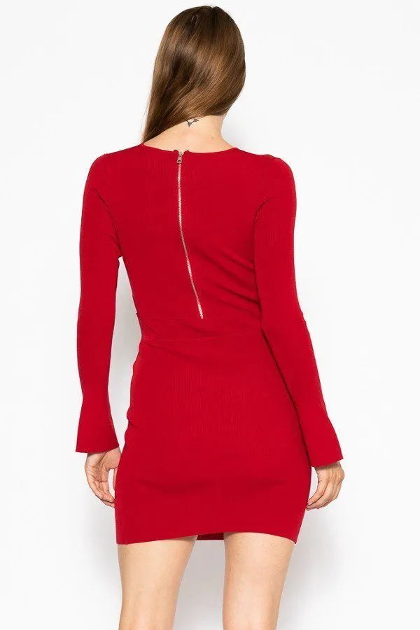 Bodycon Knit Dress Sweater Dress