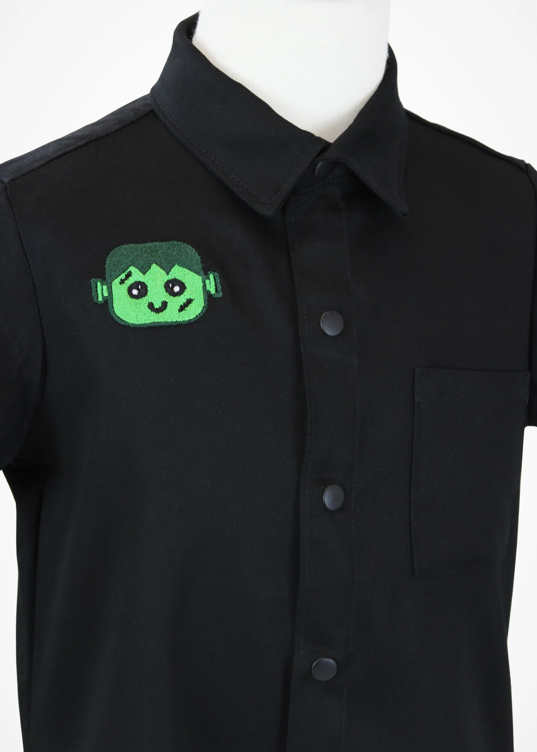 Boy's Embroidered Frankenstein Top