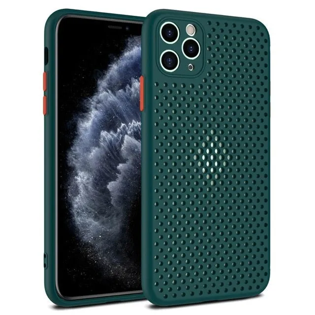 Breathable Cooling Phone Case For iPhone