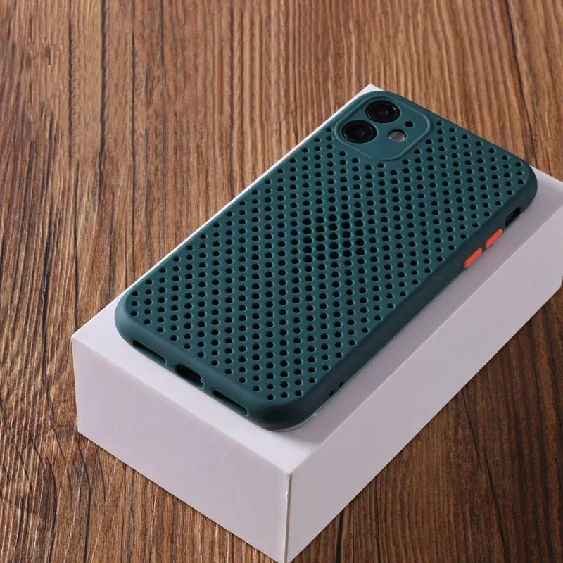 Breathable Cooling Phone Case For iPhone