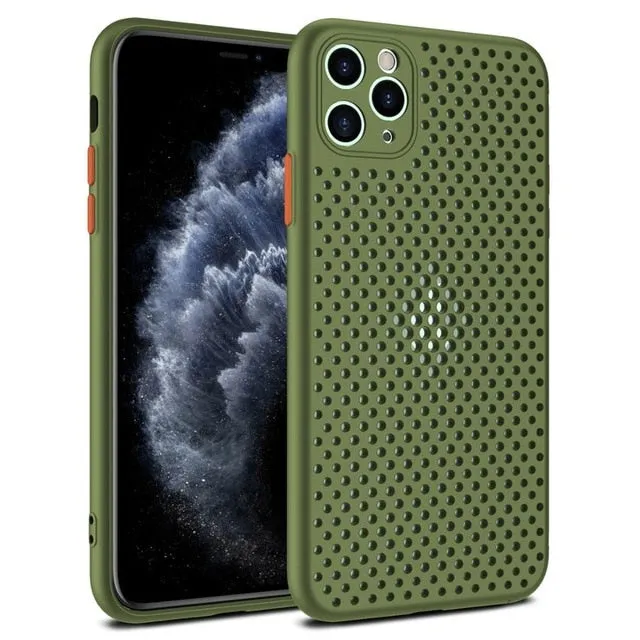 Breathable Cooling Phone Case For iPhone