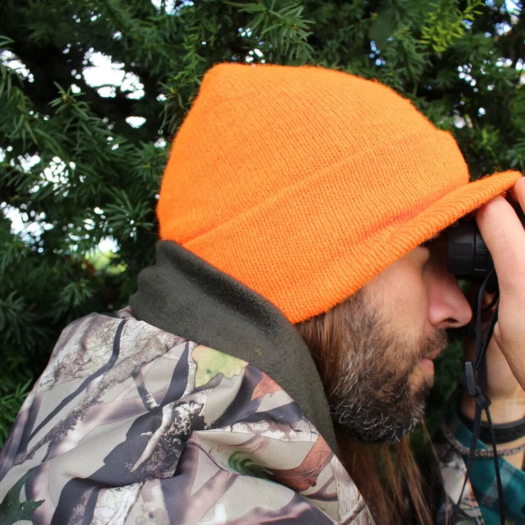 Brimmed Alpaca Knit Radar Mash Hat