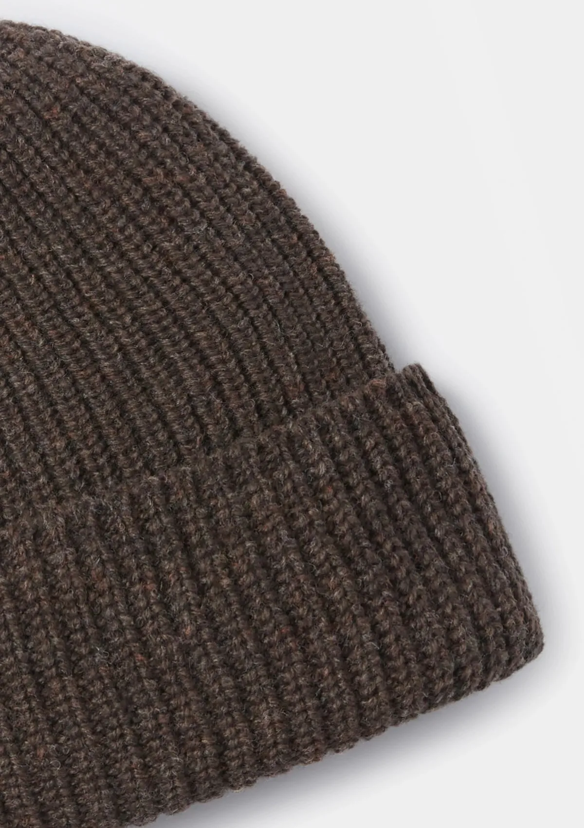 Brown Melange Beanie