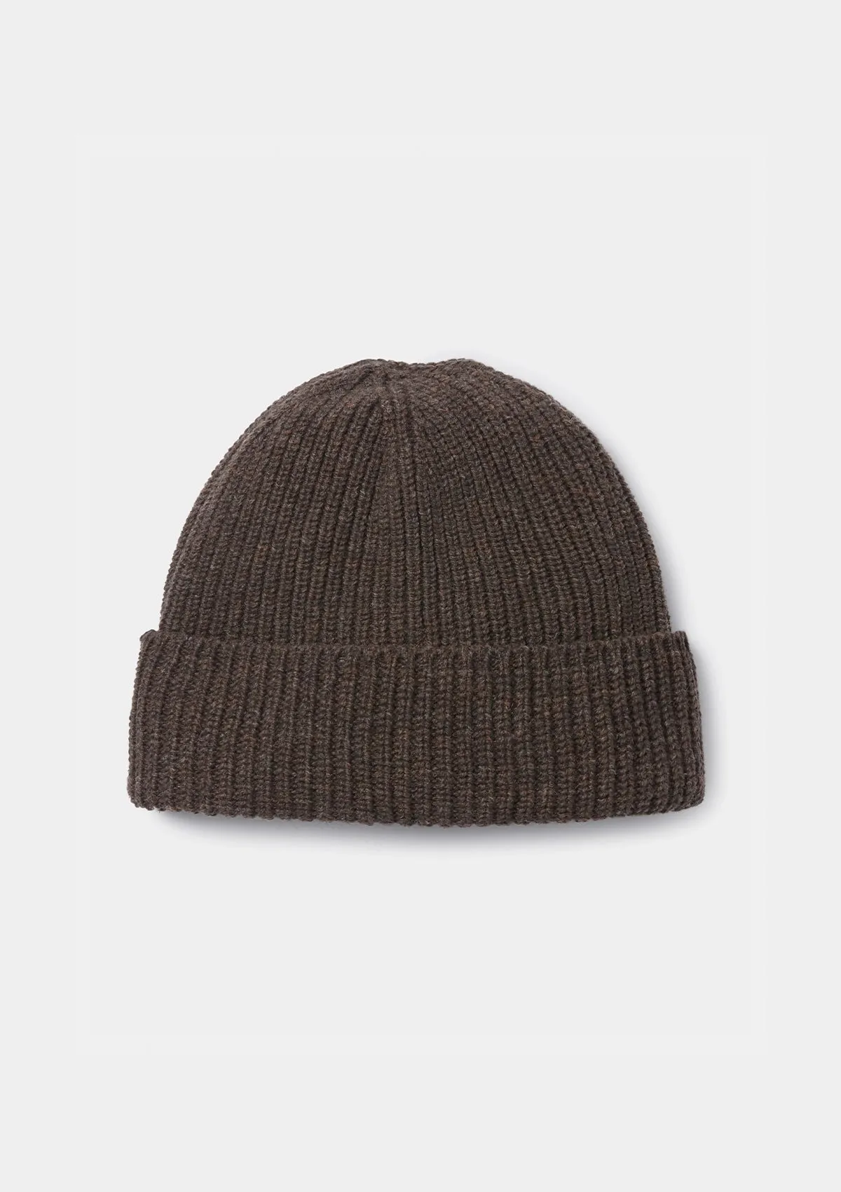 Brown Melange Beanie