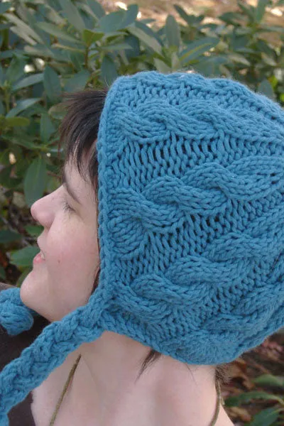 Cabled Earflap Hat