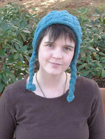 Cabled Earflap Hat