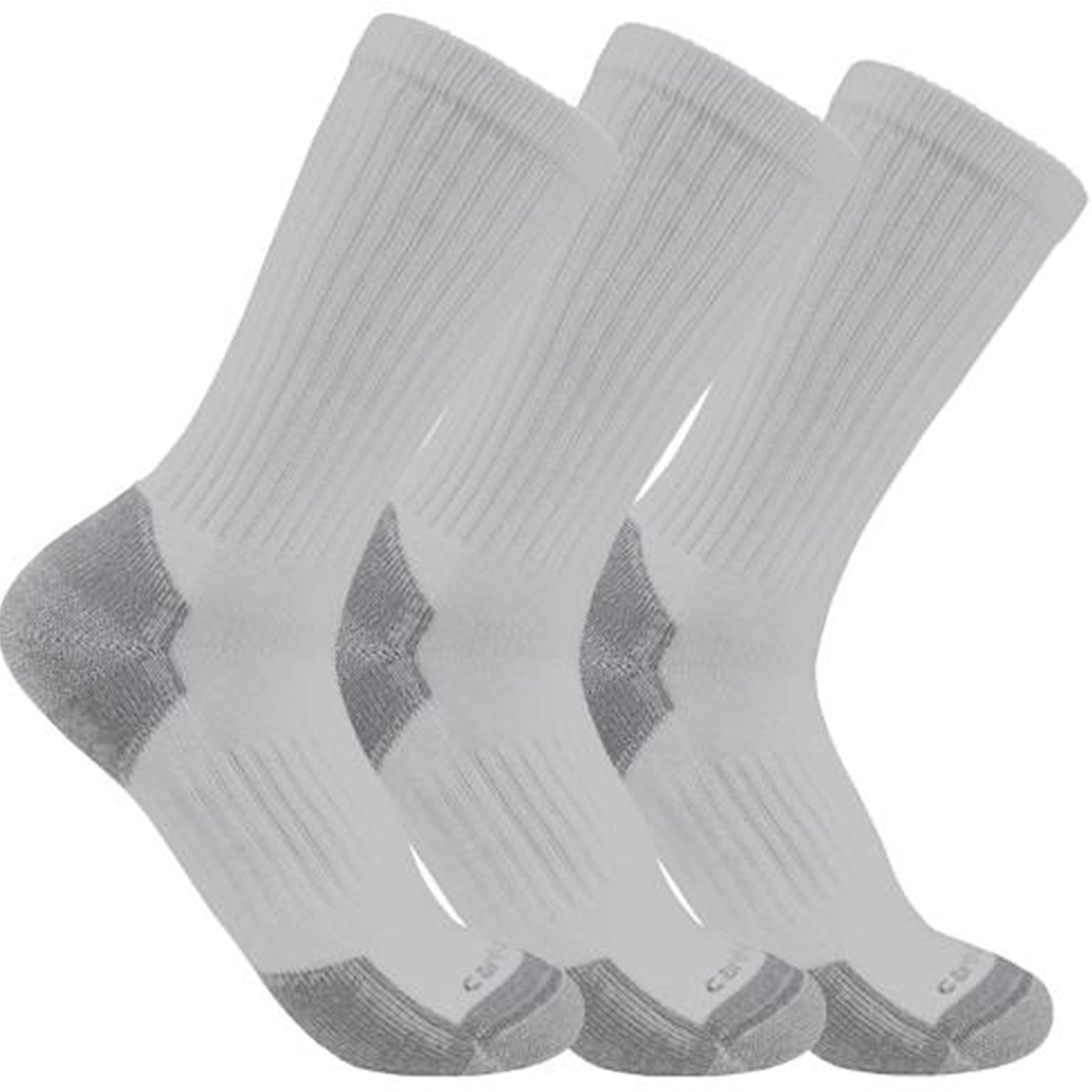 Carhartt Men's Midweight Cotton Blend Crew Sock 3-Pack