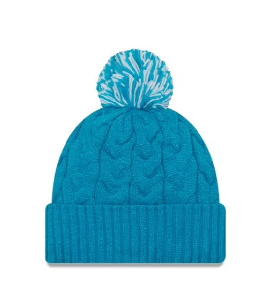 Carolina Panthers - One Size Classic Knit Beanie with Pom, New Era