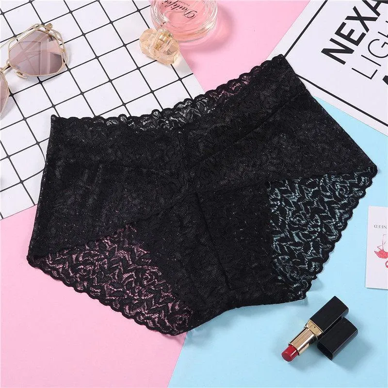 Cheeky Black Lace Hipster Panty