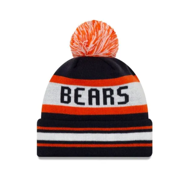 Chicago Bears - The Jack Knit Hat with Pom, New Era