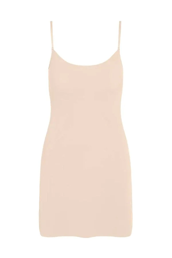 Classic Mini Cami Slip- Beige