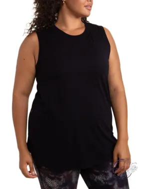 Curvy Working Again Flowy Tank Top