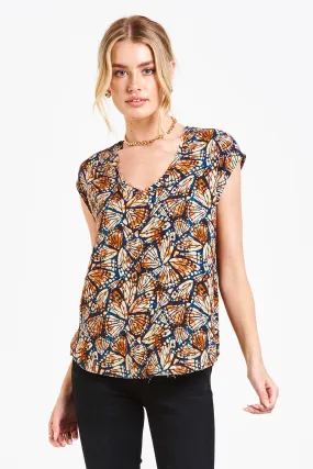 Dear John Yanis Butterfly Praline Top