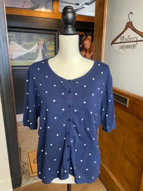 Dress Barn Short Sleeved Sweater (XL)