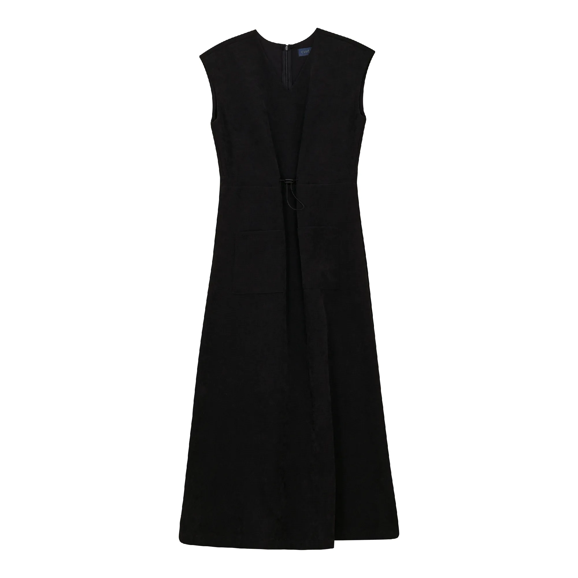 dress jumper suede with toggle - black