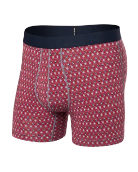 Droptemp® Cooling Cotton Cooling Cotton Boxer Brief 5-Vintage Geo-Red-SAXX