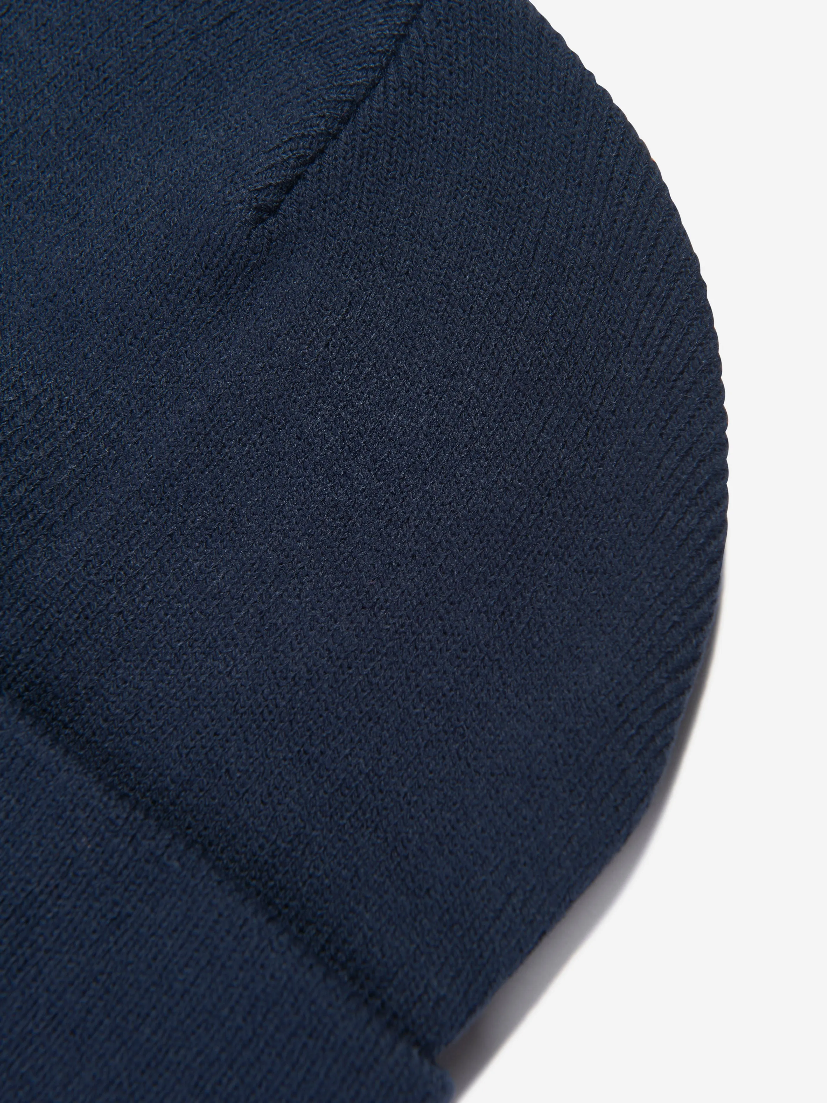 EA7 Emporio Armani Kids Logo Beanie Hat in Navy