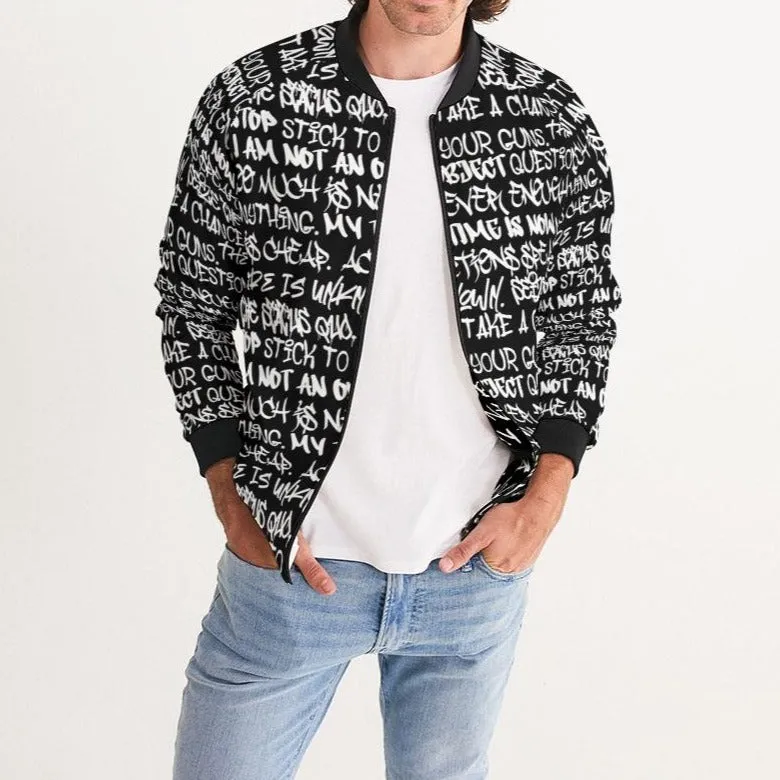 Empowering Graffiti Men's Bomber Jacket