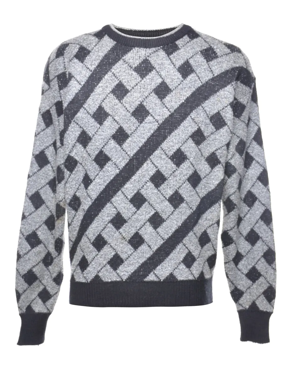 Geometric Pattern Jumper - M