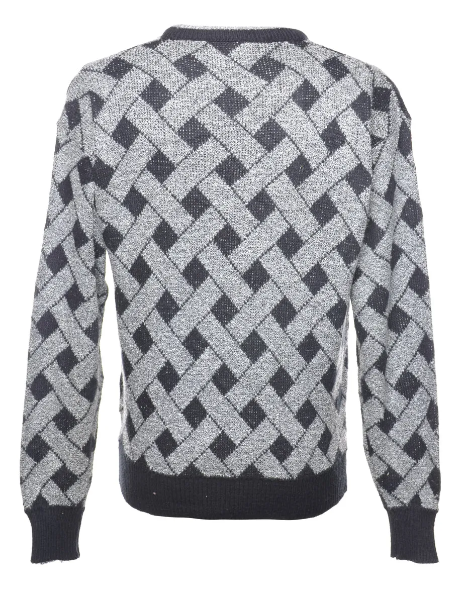 Geometric Pattern Jumper - M