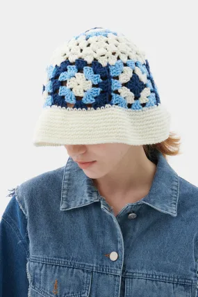 Granny Square Knit Hat