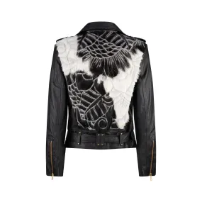 Harley Rafaela Leather Biker - Black