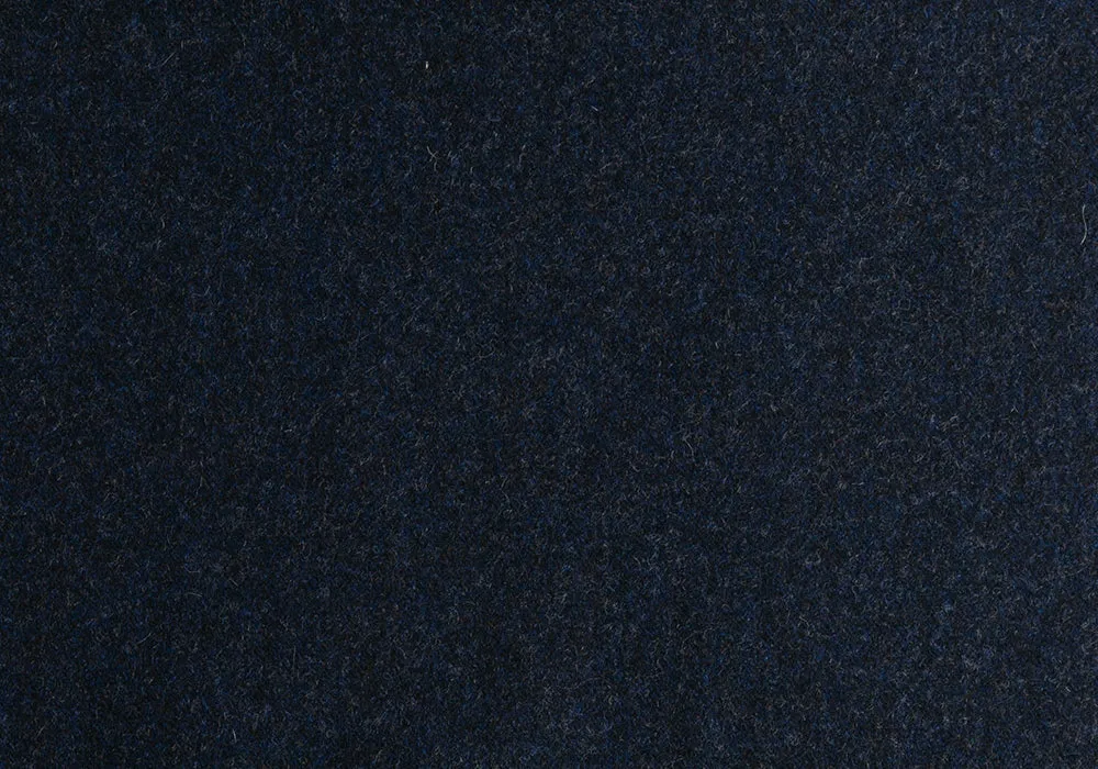 Indigo Storm Double-Faced Virgin Wool Coating (Made in Italy)