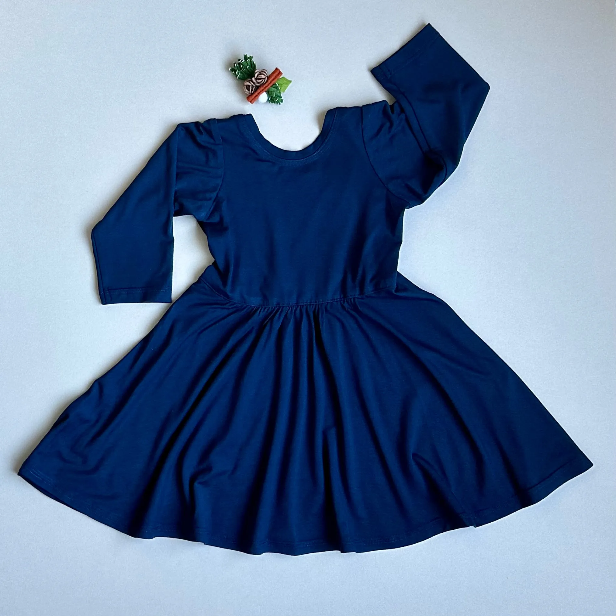 Isla Dress, in Indigo Bamboo | RTS