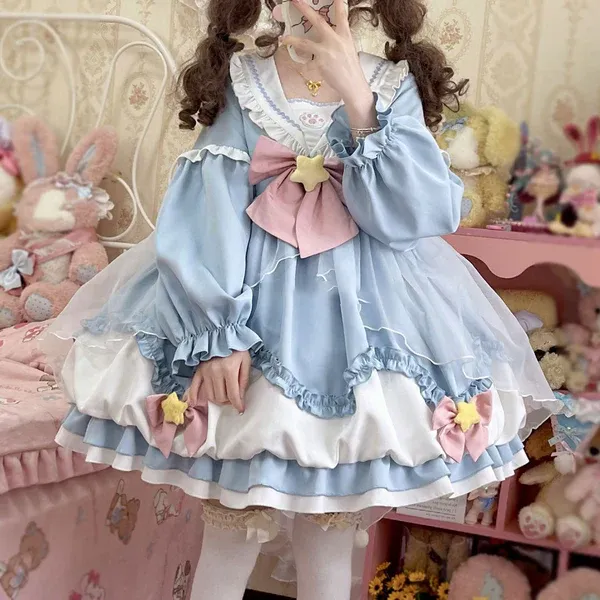 Kawaii Cat Claw Bow Dress  AD21071