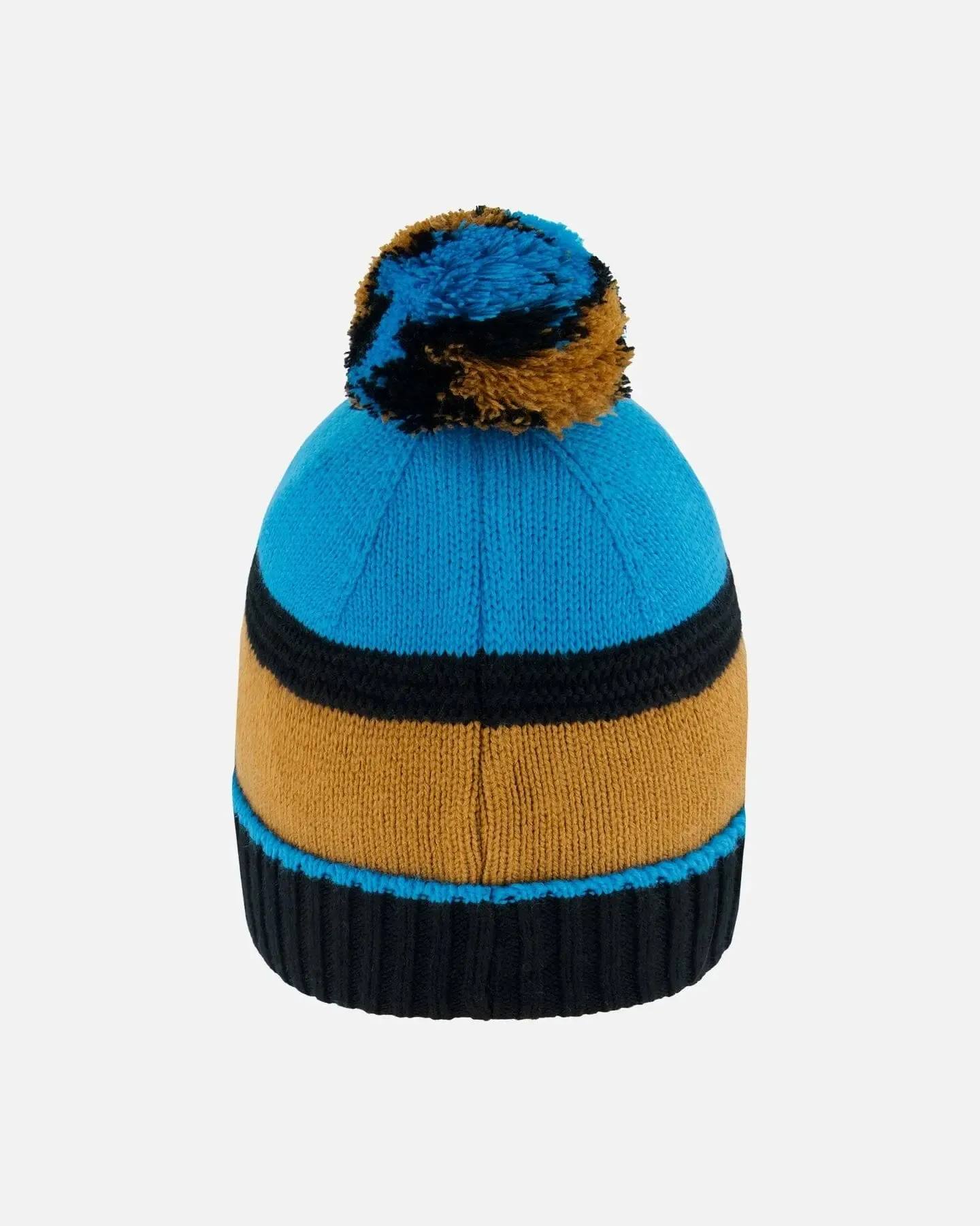 Knit Hat Blue, Black And Spice