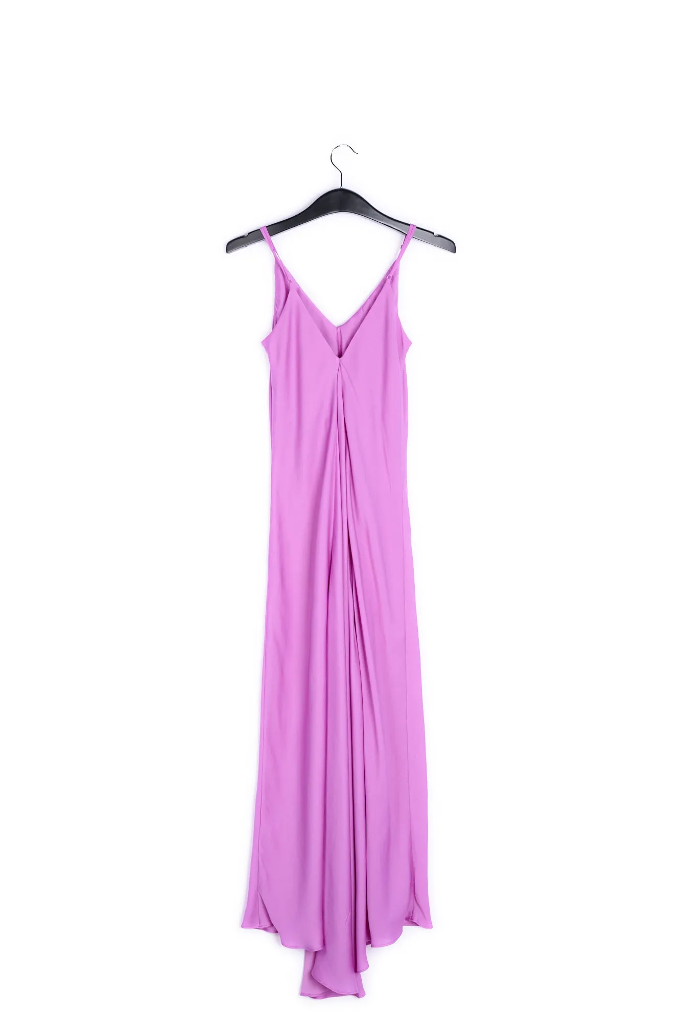 Lilac maxi-length slip dress