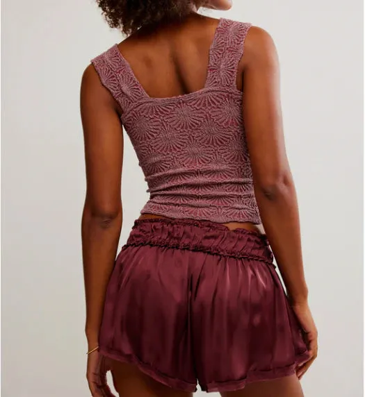 Love Letter Cami-Red Plum