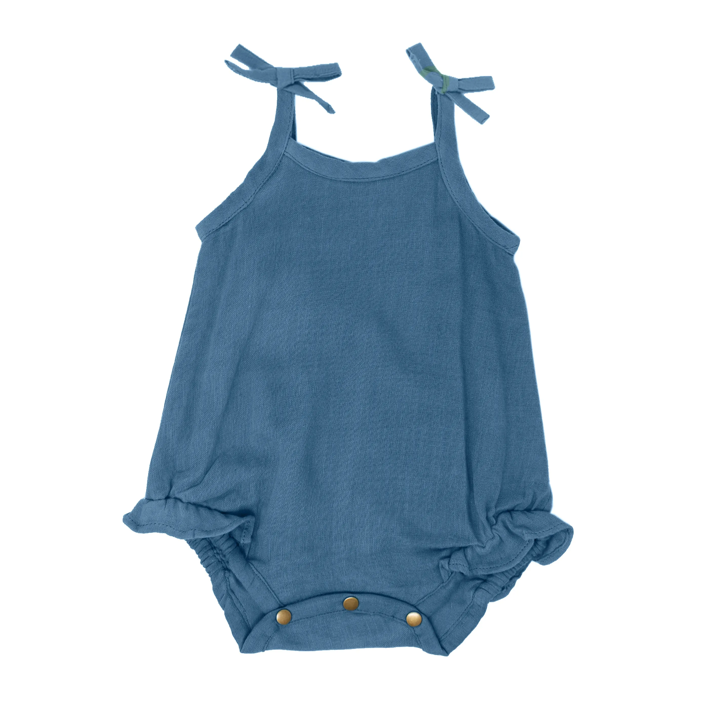 L'ovedbaby Muslin Tie-Shoulder Bodysuit Set: 0-3m, 3-6m, or 6-9m