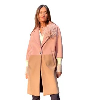 Maryley camel/ pink jacket