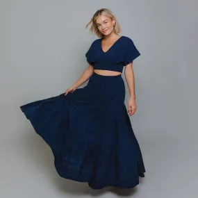 Maxi Skirt, Navy