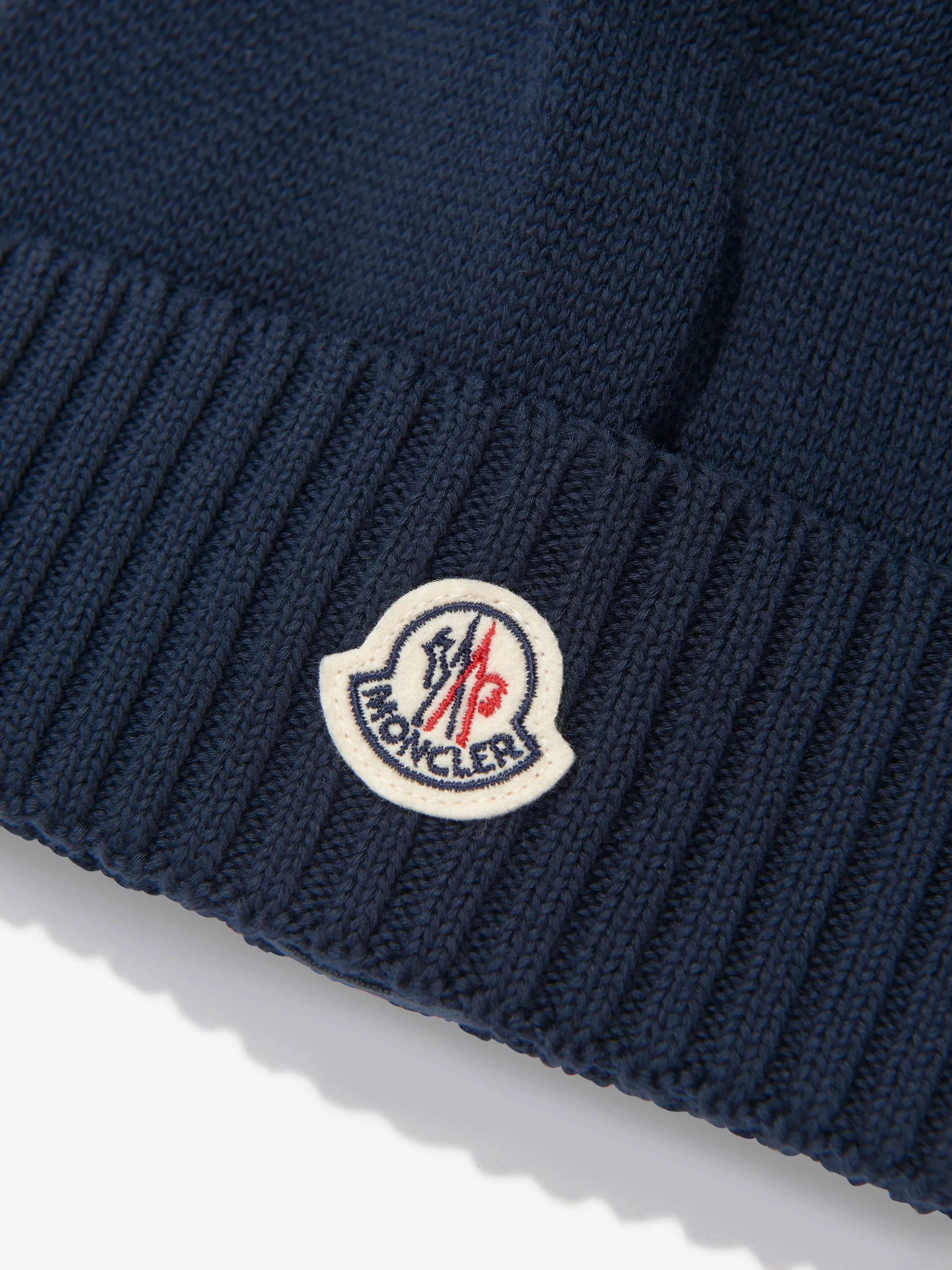 Moncler Enfant Boys Beanie Hat in Navy