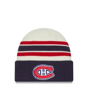 Montreal Canadiens NHL New Era Men's Vintage Beanie Knit Hat