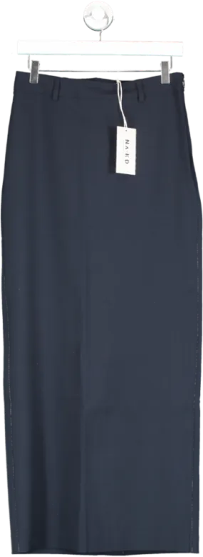 NA-KD Blue Maxi Belt Loop Detail Skirt W36