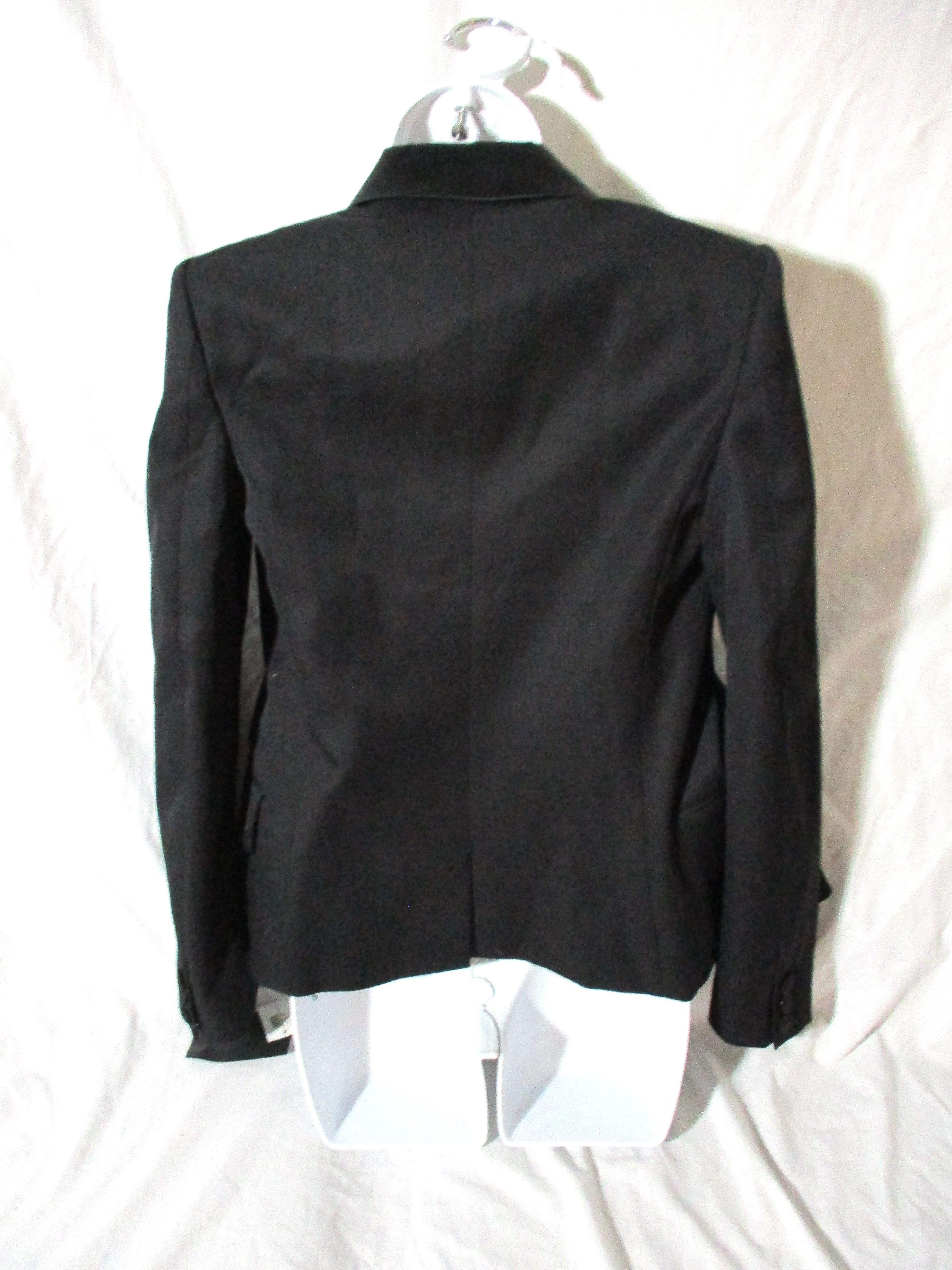 NEW NWT BALMAIN PARIS Wool BLAZER 36 BLACK Formal Wedding Event