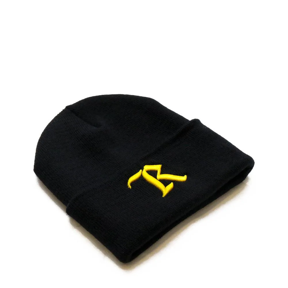 Original Classic Cuff Beanie [BLACK N YELLOW]